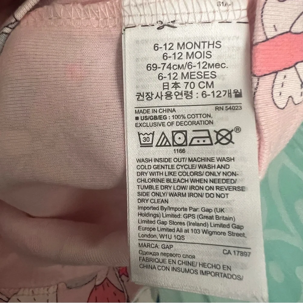 Baby Gap Girls Top Bundle 6-12 months
